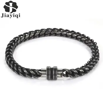Jiayiqi Wheat Stainless Steel Chain Bracelet Trendy Men Jewelry Unique Magnetic Clasp Wristband Male Bangle Gift Wholesale 22cm
Jiayiqi Wheat Stainless Steel Chain Bracelet Trendy Men Jewelry Unique Magnetic Clasp Wristband Male Bangle Gift Wholesale 22cm