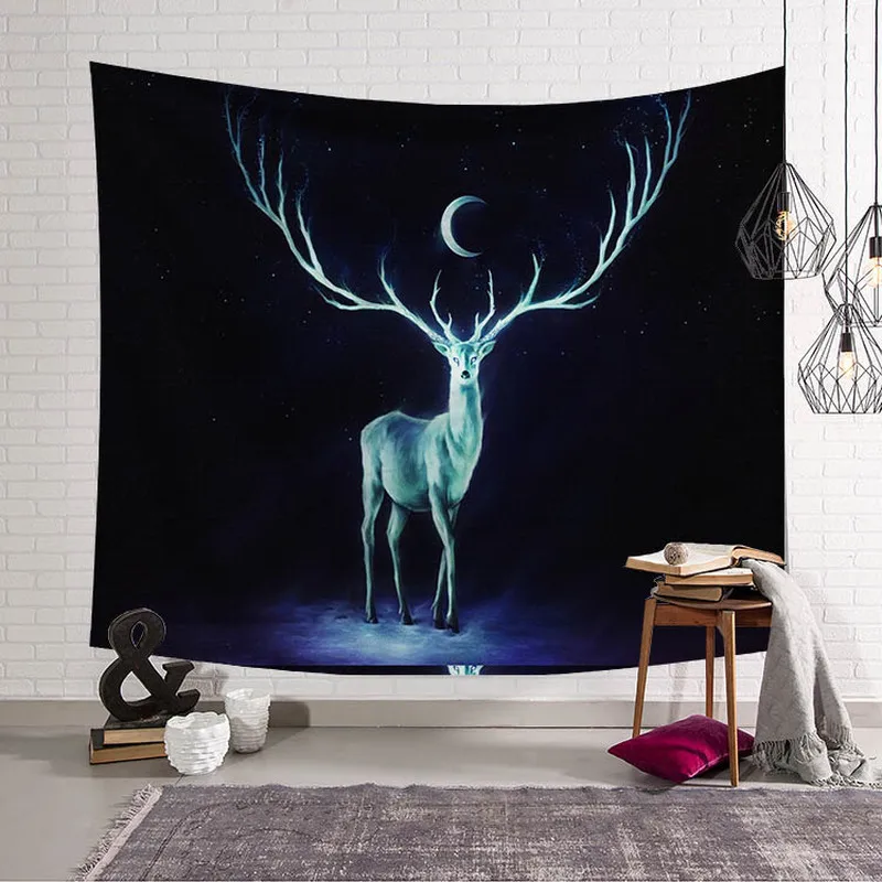Moon Deer Star Tapestry Wall Hanging Wall Tapestry Beach Mat Polyester Blanket Farmhouse Decor Mexican Decoration 180X230CM
Moon Deer Star Tapestry Wall Hanging Wall Tapestry Beach Mat Polyester Blanket Farmhouse Decor Mexican Decoration 180X230CM