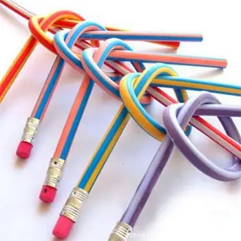 5x Colorful Creative Flexible Folding Bendy Soft Pencil+Eraser Magic Pencil For Kids Child twisted into almost any shape
5x Colorful Creative Flexible Folding Bendy Soft Pencil+Eraser Magic Pencil For Kids Child twisted into almost any shape