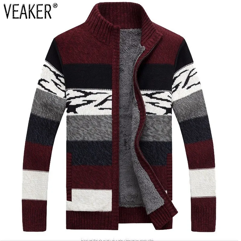 2018 New Men's Winter Thick Faux Fur Sweater Coat Sweaters Knitted Wool Sweatercoat Jackets Outerwear Slim Fit Patchwork Sweater
2018 New Men's Winter Thick Faux Fur Sweater Coat Sweaters Knitted Wool Sweatercoat Jackets Outerwear Slim Fit Patchwork Sweater
