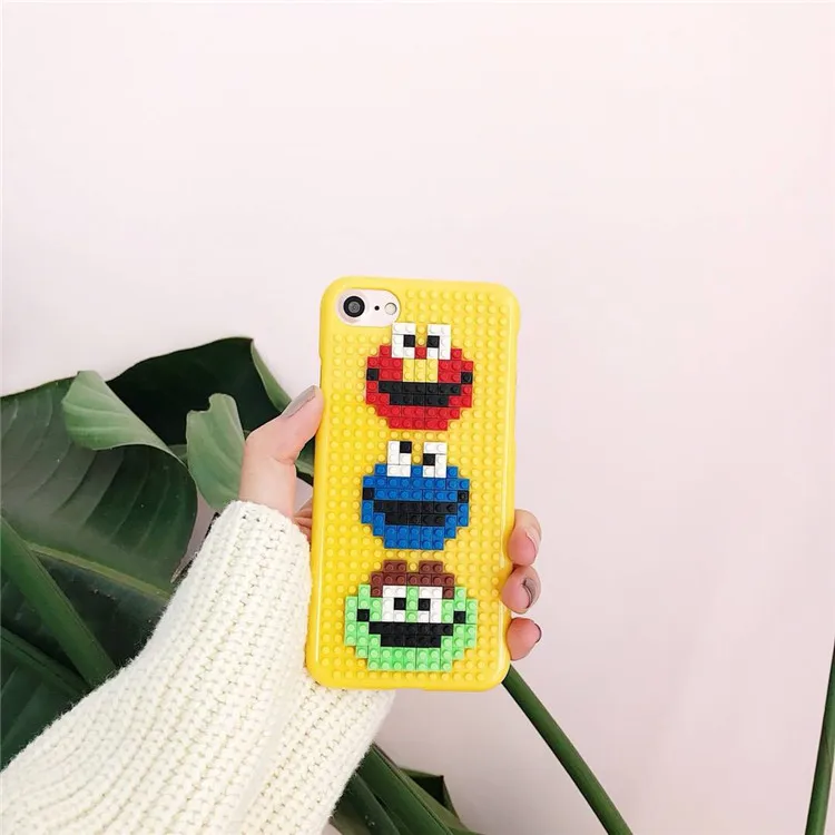 Block Toy DIY Phone Case For Iphone X Case Funny Handmade Plastic Cover 3D Cute cartoon Cases For phone 7 Plus Hard Cover Coque
Block Toy DIY Phone Case For Iphone X Case Funny Handmade Plastic Cover 3D Cute cartoon Cases For phone 7 Plus Hard Cover Coque