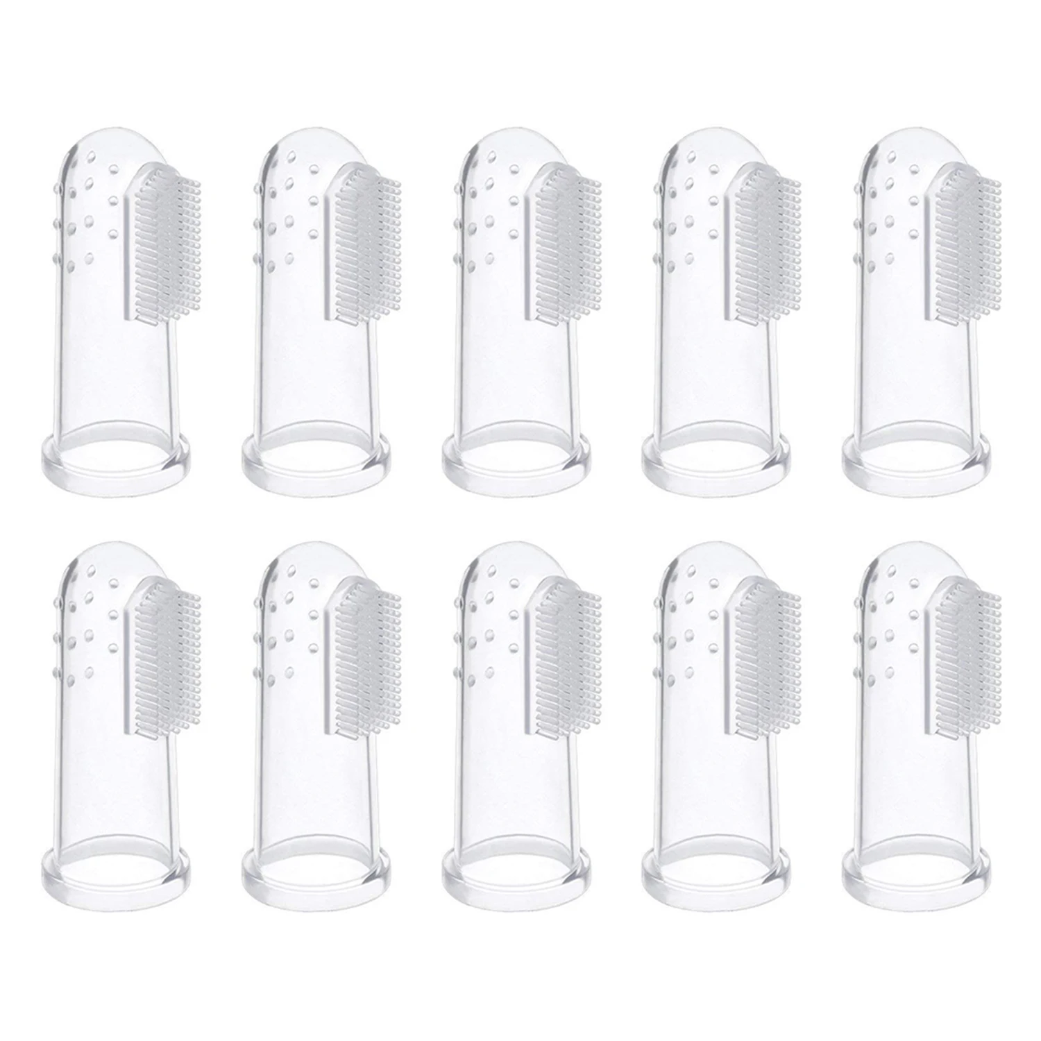 10 Pieces Soft Silicone Pet Finger Toothbrush, Tooth Cleaner Dog Cat Teeth Cleaning Soft Silicone
10 Pieces Soft Silicone Pet Finger Toothbrush, Tooth Cleaner Dog Cat Teeth Cleaning Soft Silicone
