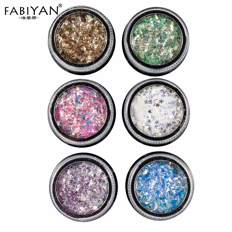 6Boxes/set Nail Art Glitter Sequins Shinning Paillette Flakes Powder Star Mix Shaped Colorful Spangles Manicure Decorations Tool
6Boxes/set Nail Art Glitter Sequins Shinning Paillette Flakes Powder Star Mix Shaped Colorful Spangles Manicure Decorations Tool