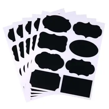 40Pcs PET Chalkboard Label Sticker Black Board Adesivos Kitchen Jar Blackboard Decoration Papelaria Stickers Office Supplies
40Pcs PET Chalkboard Label Sticker Black Board Adesivos Kitchen Jar Blackboard Decoration Papelaria Stickers Office Supplies