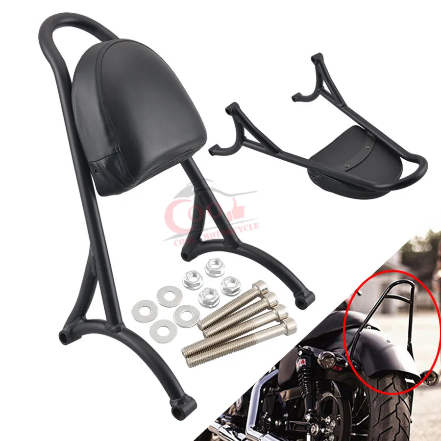 Motorcycle Sissy Bar Backrest Short Passenger Sissy Bar Backrest w/Pad Black Fits For Harley Sportster XL 883 1200 2004-2016
Motorcycle Sissy Bar Backrest Short Passenger Sissy Bar Backrest w/Pad Black Fits For Harley Sportster XL 883 1200 2004-2016