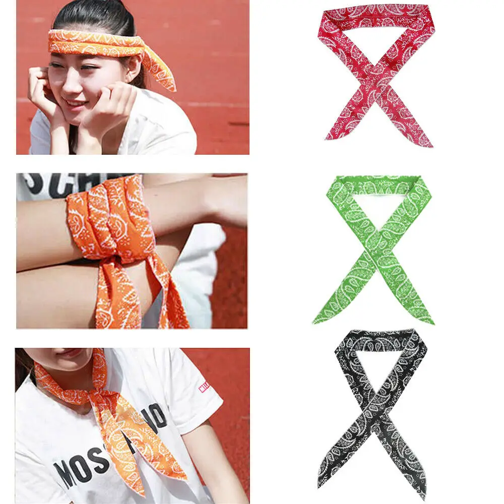 Multi Funciton Summer Neck Cooler Scarf Body Ice Cool Cooling Wrap Necktie Sport Headband Sweatband
Multi Funciton Summer Neck Cooler Scarf Body Ice Cool Cooling Wrap Necktie Sport Headband Sweatband
