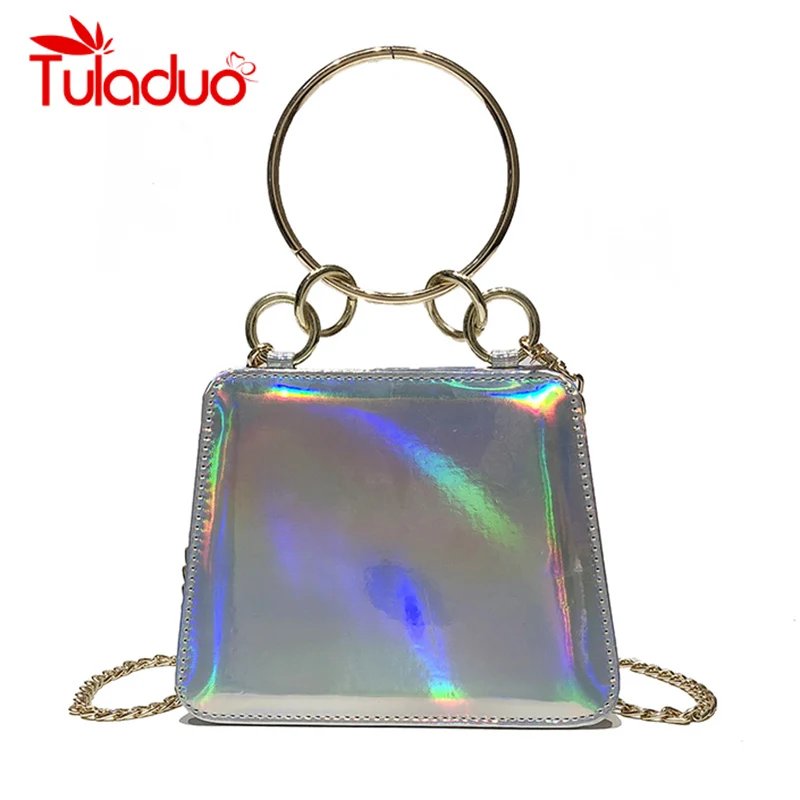 Jelly Crossbody Bags for Women Sweet Candy Color Metal Handle Bag Hologram Shine Leather Holographic Laser Bag Clutch Bags Purse
Jelly Crossbody Bags for Women Sweet Candy Color Metal Handle Bag Hologram Shine Leather Holographic Laser Bag Clutch Bags Purse