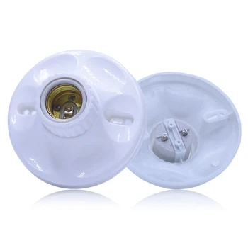 Ceramics Lamp Holder Screw E27 Lamp Holder LED Base Round Attract Top Type Thickening Can Concealed Suit Household
Ceramics Lamp Holder Screw E27 Lamp Holder LED Base Round Attract Top Type Thickening Can Concealed Suit Household