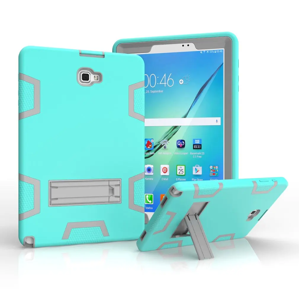 Tablet Computer Silicone Protective Case Cover For Samsung Tab A 10.1" P580 Rubber Hidden Stand
Tablet Computer Silicone Protective Case Cover For Samsung Tab A 10.1" P580 Rubber Hidden Stand