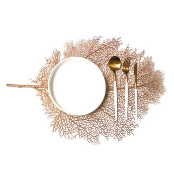 Placemat for Kitchen Dining Table Simulation Plant Coral branches PVC Table Mat Decorative Table Pad Coasters Home Decor
Placemat for Kitchen Dining Table Simulation Plant Coral branches PVC Table Mat Decorative Table Pad Coasters Home Decor