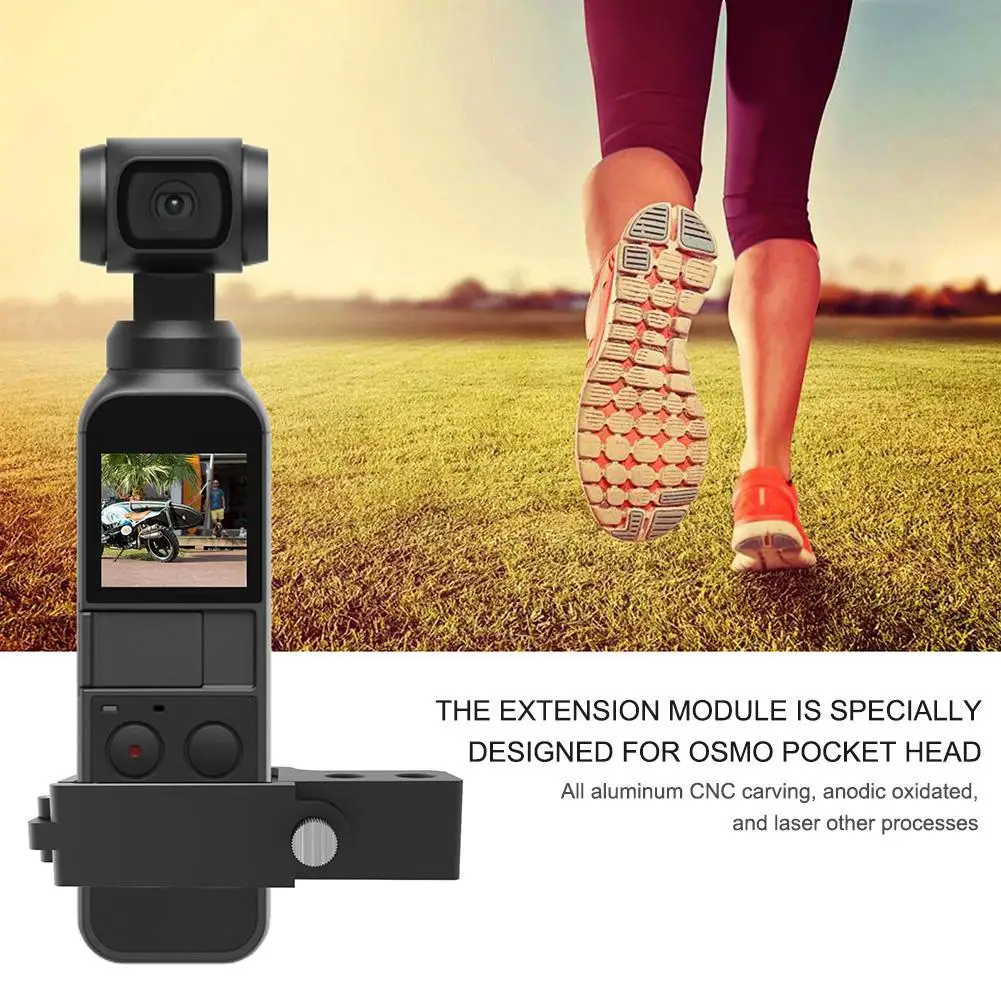 Standard 1/4 inch interface For DJI Osmo Pocket Accessory Mount Extension Module for with 1/4&3/8 Interface
Standard 1/4 inch interface For DJI Osmo Pocket Accessory Mount Extension Module for with 1/4&3/8 Interface
