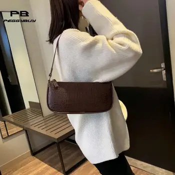 Vintage women leather handbags Retro Shoulder Bag Casual Solid Women Messenger Bags for women 2019 Split Retro Crocodile Bolsas 
Vintage women leather handbags Retro Shoulder Bag Casual Solid Women Messenger Bags for women 2019 Split Retro Crocodile Bolsas