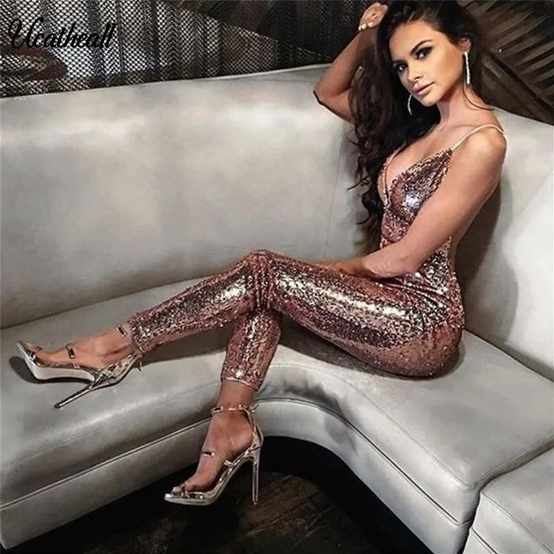 Pink Sequin Jumpsuit Women Sleeveless Strap Bodycon Jumpsuits Sexy Rompers Glitter Club Party Jumpsuits Overalls For Women
Pink Sequin Jumpsuit Women Sleeveless Strap Bodycon Jumpsuits Sexy Rompers Glitter Club Party Jumpsuits Overalls For Women