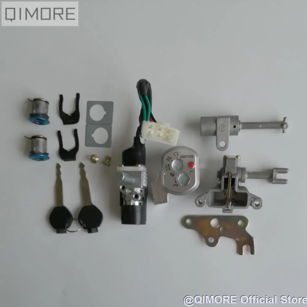 5-wire Ignition Switch Key / Lock Set for Chinese Zoomer Ruckus Style Scooters Icebear Maddog Lock Set
5-wire Ignition Switch Key / Lock Set for Chinese Zoomer Ruckus Style Scooters Icebear Maddog Lock Set