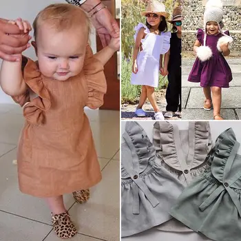 Pudcoco Girl Dress US Newborn Kids Baby Girl Sleeveless Solid Color Ruffle Party Dress Clothes 0-3T
Pudcoco Girl Dress US Newborn Kids Baby Girl Sleeveless Solid Color Ruffle Party Dress Clothes 0-3T