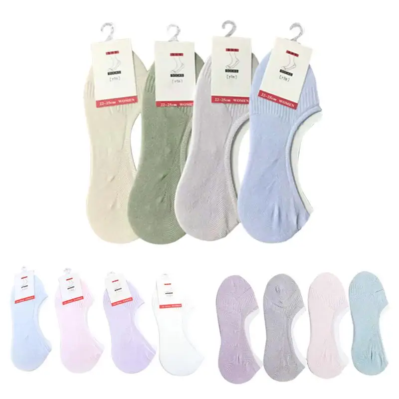Silicone Invisible Cotton Socks Colored Cotton Lady's Boat Slip Socks Elastic Breathable Sports Anti-odor Thin Socks Summer
Silicone Invisible Cotton Socks Colored Cotton Lady's Boat Slip Socks Elastic Breathable Sports Anti-odor Thin Socks Summer