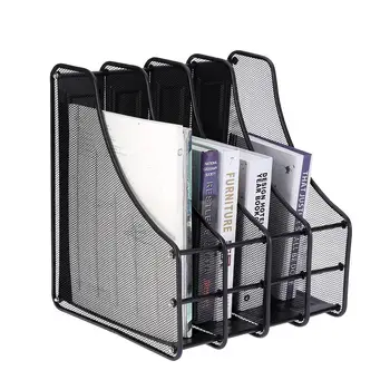 4 Slots Metal Magazine Book File Stand Organizer Sorter Vertical Office Home School
4 Slots Metal Magazine Book File Stand Organizer Sorter Vertical Office Home School