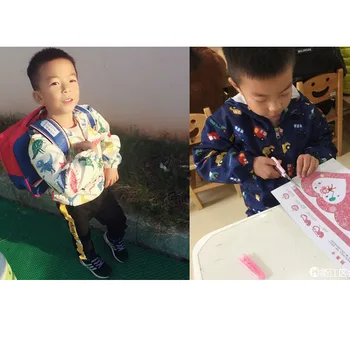 Children's top windbreaker jacket baby sunscreen hooded cartoon jacket tide