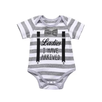 0-18M Newborn Baby Boy Short Sleeve Striped Cotton Romper Jumpsuit Outfits Summer Clothes
0-18M Newborn Baby Boy Short Sleeve Striped Cotton Romper Jumpsuit Outfits Summer Clothes