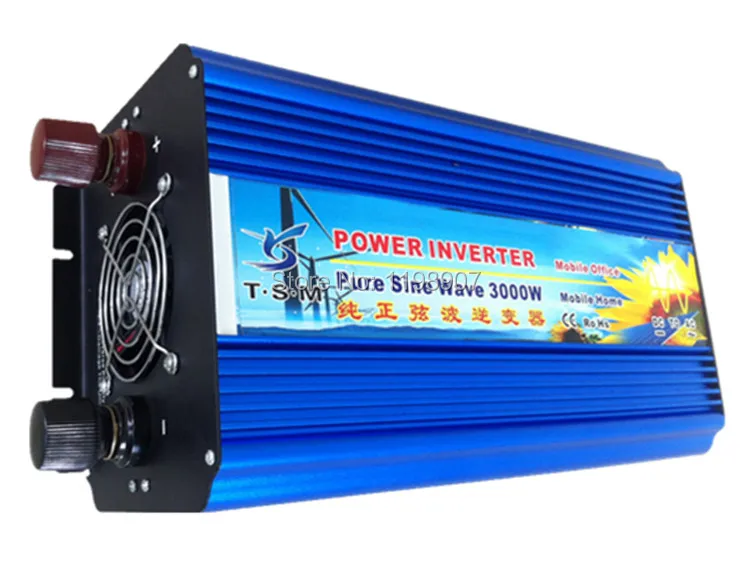 Digital display 3000W dc to ac power inverter pure sine wave voltage converter for solar home system
Digital display 3000W dc to ac power inverter pure sine wave voltage converter for solar home system