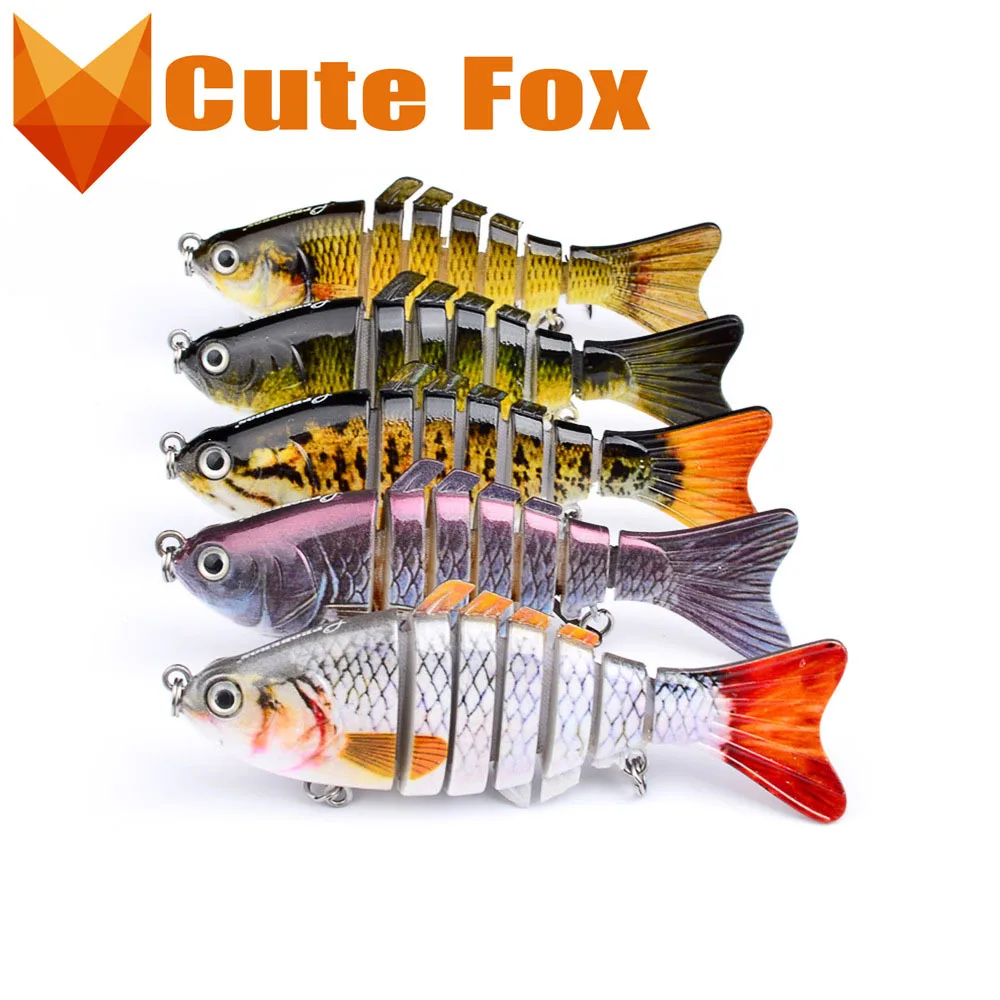Fishing Lure 10cm 15.5g 7-Segment Lifelike Fishing Hard Lure 3D Eyes With 2 Hook Fishing Baits
Fishing Lure 10cm 15.5g 7-Segment Lifelike Fishing Hard Lure 3D Eyes With 2 Hook Fishing Baits