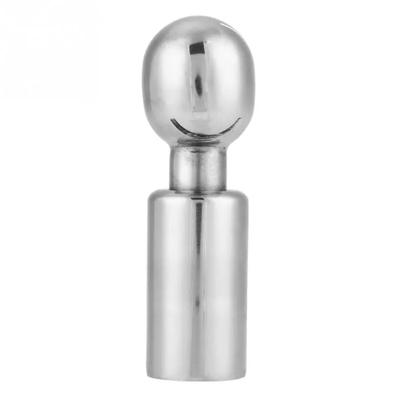 Fixed 1pc Sanitary Stainless Steel 304 Tank Spray Cleaning Ball Fixed// Rotary 360/° CIP Cleaning 1//2 BSP Threaded Female Connection with Cleaning Diameter 1m-6m