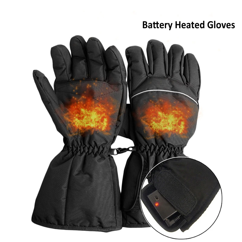 Waterproof Electric Heated Gloves Battery Powered Thermal Heating Gloves for Men/Women Five-Finger Winter Hand Warmer Ski Gloves
Waterproof Electric Heated Gloves Battery Powered Thermal Heating Gloves for Men/Women Five-Finger Winter Hand Warmer Ski Gloves