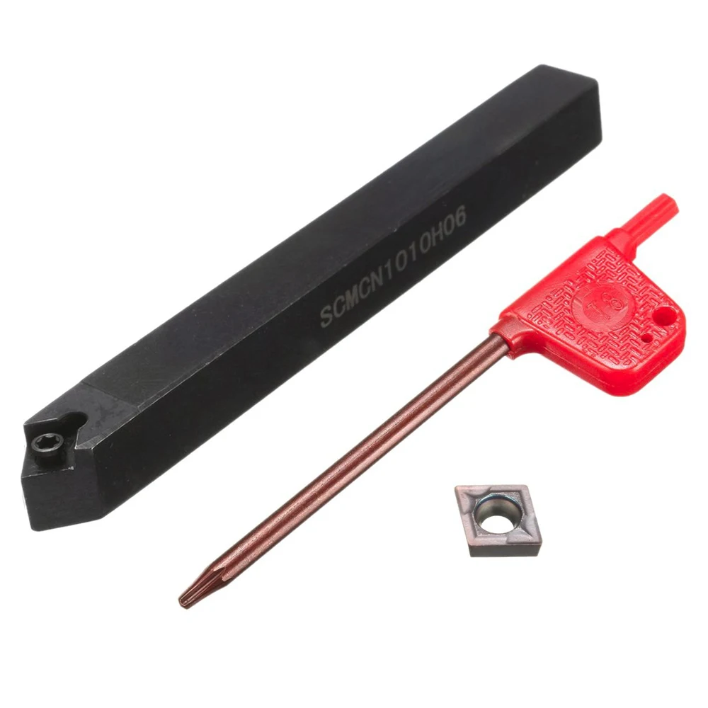 SCMCN1010H06 Metal Lathe Turning Tool Holder Wood Lathe Tools Lathe Cutter Rod Industrial Torno CCMT060204 Insert + Wrench
SCMCN1010H06 Metal Lathe Turning Tool Holder Wood Lathe Tools Lathe Cutter Rod Industrial Torno CCMT060204 Insert + Wrench