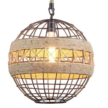 Country retro rope industrial wind chandelier Internet cafe restaurant cafe bar ball personalized lamps
Country retro rope industrial wind chandelier Internet cafe restaurant cafe bar ball personalized lamps