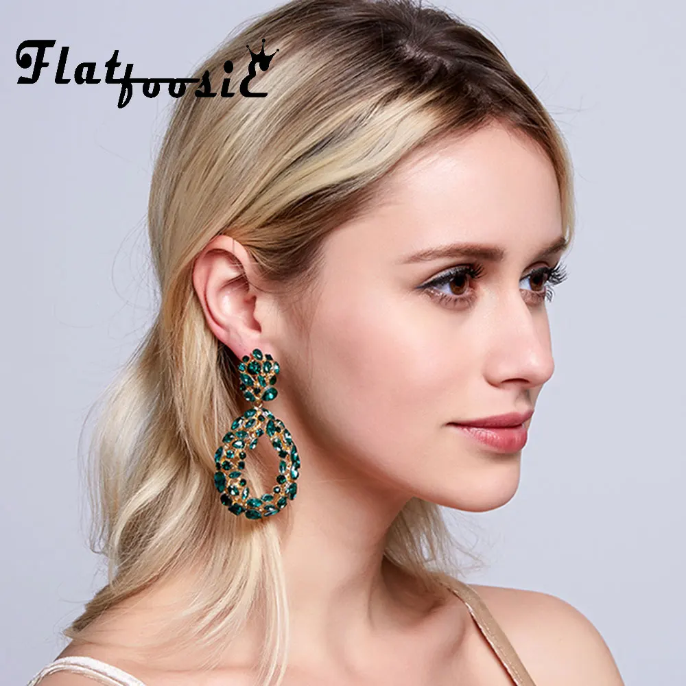 Flatfoosie Fashion ZA Crystal Dangle Earrings For Women Long Big Geometric Statement Water Pendant Drop Earring Vintage Jewelry
Flatfoosie Fashion ZA Crystal Dangle Earrings For Women Long Big Geometric Statement Water Pendant Drop Earring Vintage Jewelry
