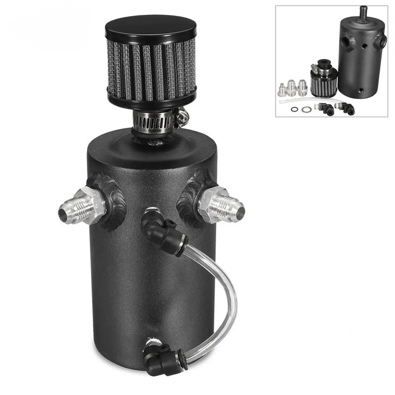 750ml Multi-color Aluminum Baffled Car Oil Catch Tank Can Reservoir Universal Oil Catch Tank Cans with Breather Filter
750ml Multi-color Aluminum Baffled Car Oil Catch Tank Can Reservoir Universal Oil Catch Tank Cans with Breather Filter