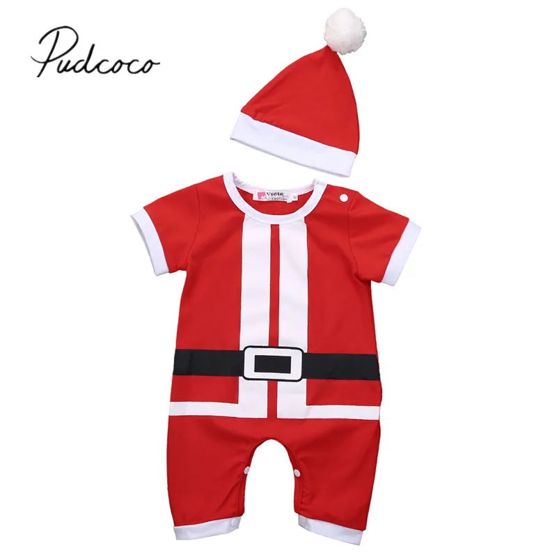 2018 Brand New Newborn Infant Baby Girl Boy Xmas Romper Jumpsuit + Hat 2Pcs Sets Christmas Santa Claus Costume Outfits Playsuit
2018 Brand New Newborn Infant Baby Girl Boy Xmas Romper Jumpsuit + Hat 2Pcs Sets Christmas Santa Claus Costume Outfits Playsuit