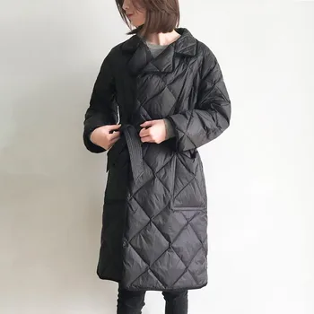 Light And Thin Long Down Jacket Female 2019 New Suit Collar Autumn And Winter Warm Fashion White Duck Feather Women Coat HJ139
Light And Thin Long Down Jacket Female 2019 New Suit Collar Autumn And Winter Warm Fashion White Duck Feather Women Coat HJ139