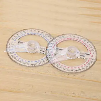 400pc Circular 10cm Transparent Plastic 360 Degree Pointer Protractor Ruler Angle For School Office Drafting Supplies Protractor
400pc Circular 10cm Transparent Plastic 360 Degree Pointer Protractor Ruler Angle For School Office Drafting Supplies Protractor
