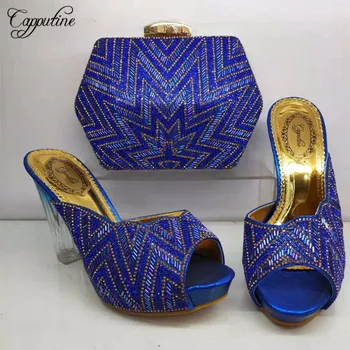 Capputine Summer Rhinestones Speical Heels Shoes And Bag Set New African Women Matching Shoe And Bag Set For Wedding BL145C
Capputine Summer Rhinestones Speical Heels Shoes And Bag Set New African Women Matching Shoe And Bag Set For Wedding BL145C