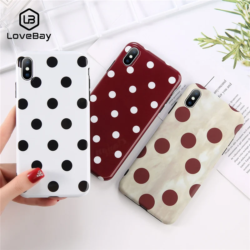 Lovebay Phone Case For iPhone 6 6s 7 8 Plus X XR XS Max Fashion Cute Cartoon Wave Point Soft IMD Full Cover For iPhone X Case
Lovebay Phone Case For iPhone 6 6s 7 8 Plus X XR XS Max Fashion Cute Cartoon Wave Point Soft IMD Full Cover For iPhone X Case