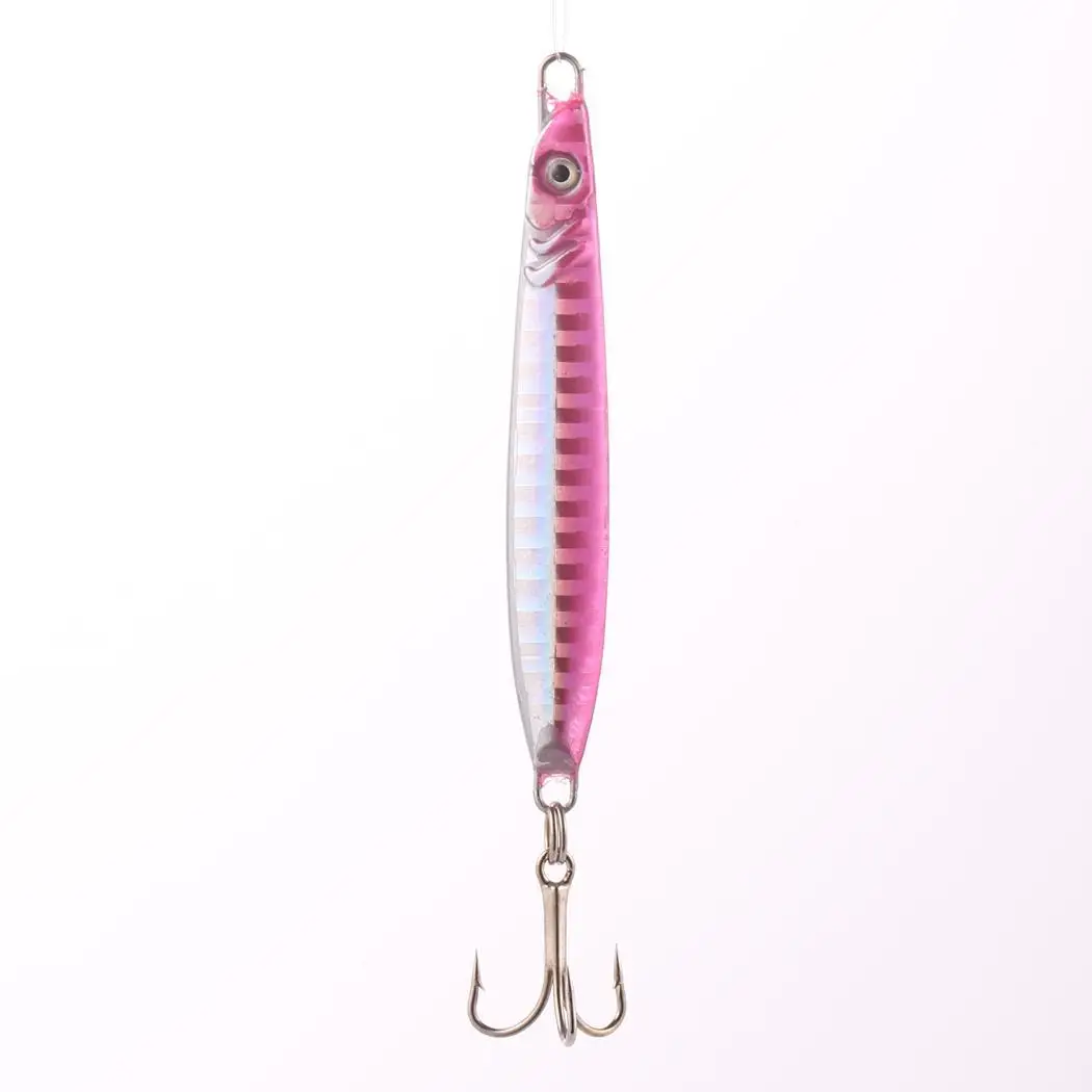 Jigs Fishing Lures Sinking Metal Spoons Micro Jigging Bait with Hook for Saltwater Freshwater Fishing
Jigs Fishing Lures Sinking Metal Spoons Micro Jigging Bait with Hook for Saltwater Freshwater Fishing