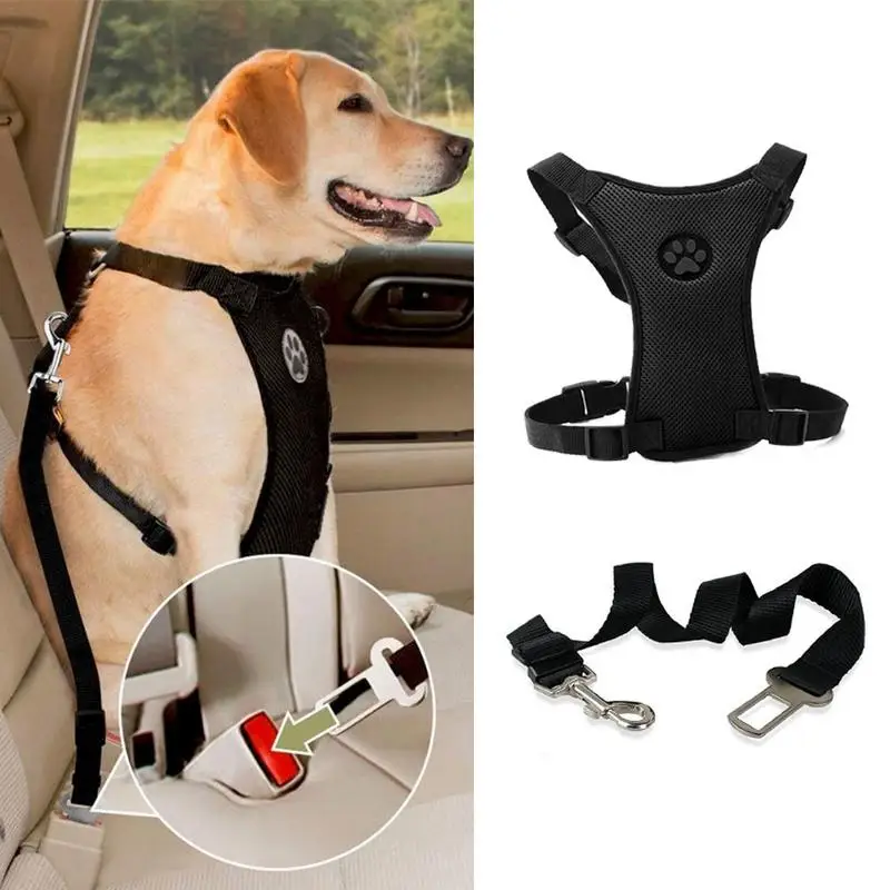 New Arrival Dog Harness Car Safety Seat Belt Leash Mesh Chest Strap Multi-function Breathable Pet Supplies
New Arrival Dog Harness Car Safety Seat Belt Leash Mesh Chest Strap Multi-function Breathable Pet Supplies