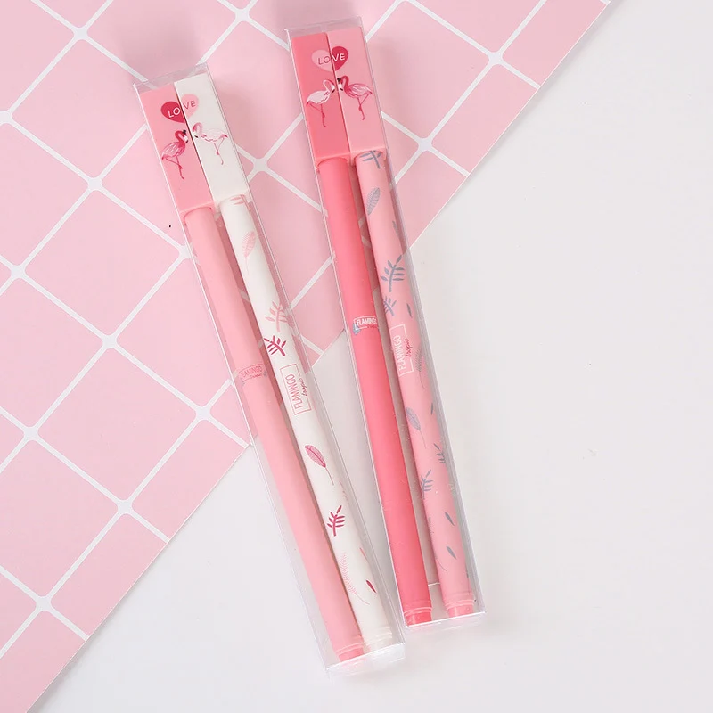 2Pcs/Set Cute Flamingo Pens Lovely Gel Pens 0.5mm Kawaii Neutral Pens For Kids Girls Gifts School Office Supplies Stationery
2Pcs/Set Cute Flamingo Pens Lovely Gel Pens 0.5mm Kawaii Neutral Pens For Kids Girls Gifts School Office Supplies Stationery