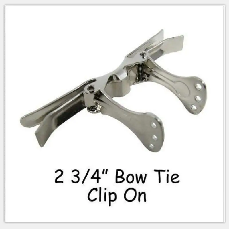 Necktie buckles Craft for Less Bow Tie Clip On Hardware / Bow Tie Fasteners - 2.75" - Qty 200
Necktie buckles Craft for Less Bow Tie Clip On Hardware / Bow Tie Fasteners - 2.75" - Qty 200