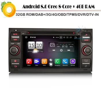 Car CD Player Octa Core DAB+ Android 8.0 Autoradio Car Stereo GPS DVR WiFi 4G OBD BT for FORD FOCUS FIESTA TRANSIT KUGA S/C-Max
Car CD Player Octa Core DAB+ Android 8.0 Autoradio Car Stereo GPS DVR WiFi 4G OBD BT for FORD FOCUS FIESTA TRANSIT KUGA S/C-Max