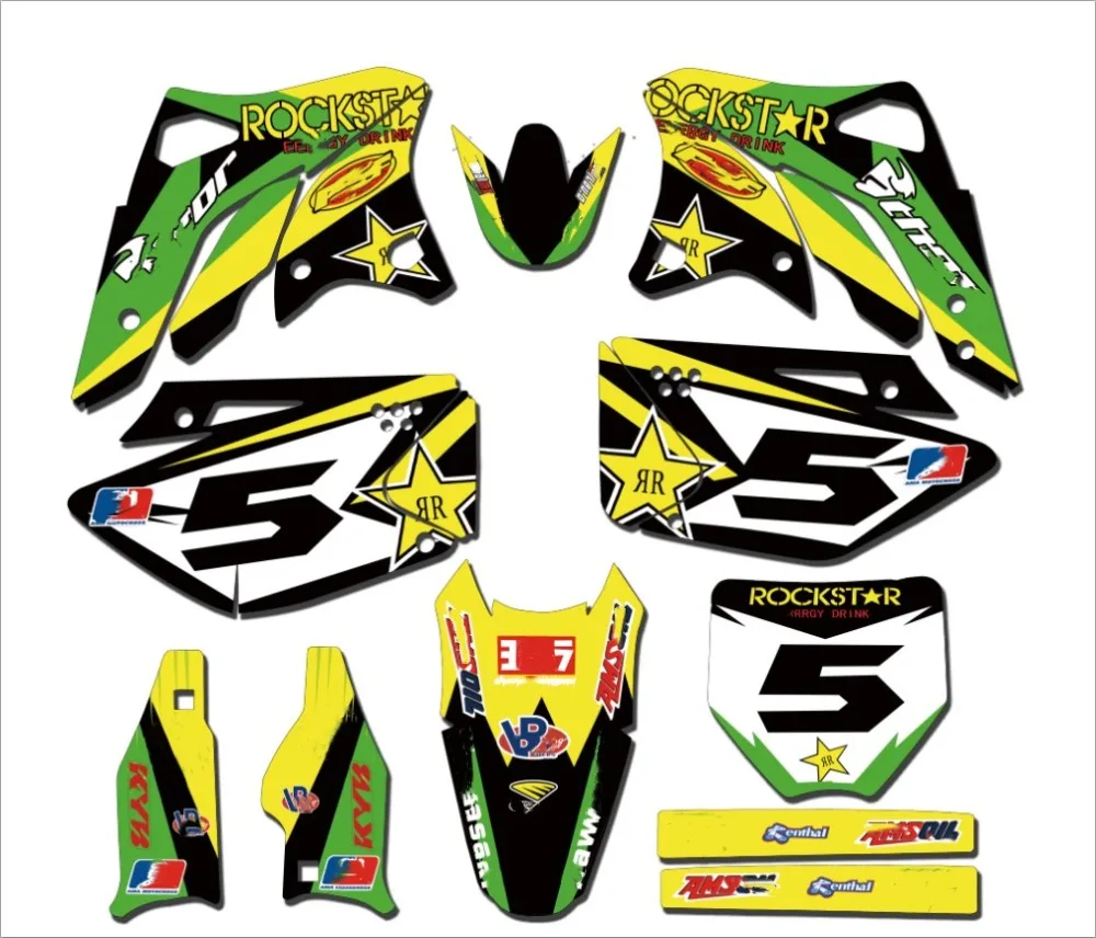 Motorcycle Matching Graphic Fender Decal Sticker Kit For Kawasaki KX250F KX 250F KXF250 KXF 250 2006 2007 2008
Motorcycle Matching Graphic Fender Decal Sticker Kit For Kawasaki KX250F KX 250F KXF250 KXF 250 2006 2007 2008