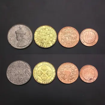 Bhutan 4 Pieces COINS, 5+10+25 Chetrums +1/2 Rupee Coin, AUNC-UNC, Unirculated, Collection, 100% Real Original Genuine coins
Bhutan 4 Pieces COINS, 5+10+25 Chetrums +1/2 Rupee Coin, AUNC-UNC, Unirculated, Collection, 100% Real Original Genuine coins