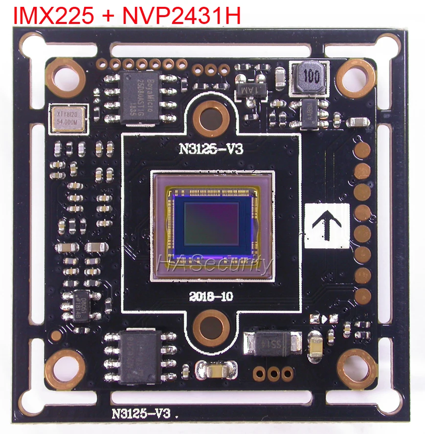 AHD-M (720P) 1/3" Exmor IMX225 CMOS image sensor + NVP2431 CCTV camera PCB board module UTC support (optional parts)
AHD-M (720P) 1/3" Exmor IMX225 CMOS image sensor + NVP2431 CCTV camera PCB board module UTC support (optional parts)