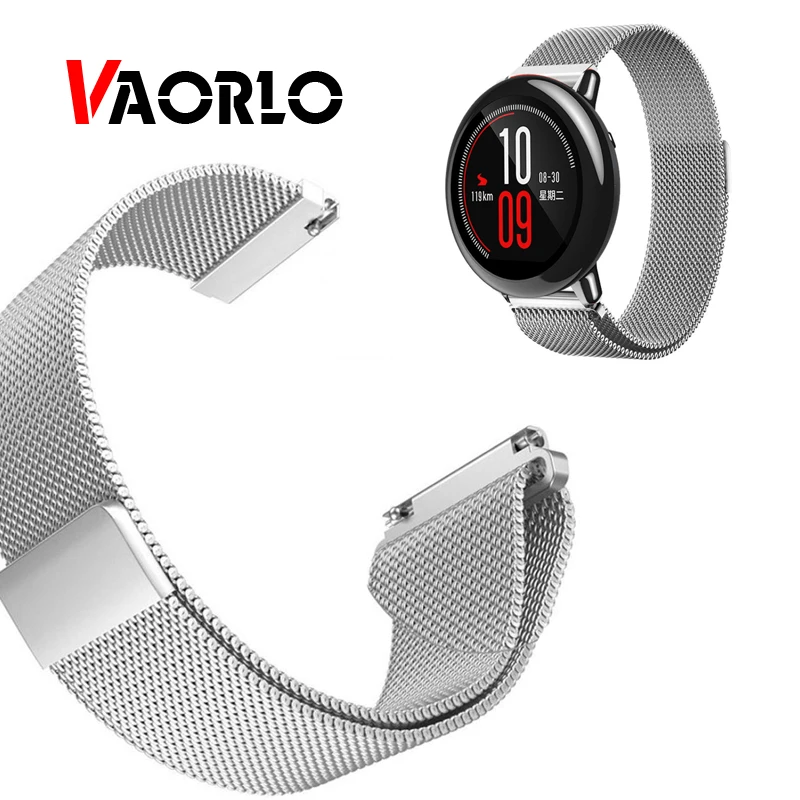 VAORLO Strap Metal Milanese Loop Band Wristband For Samsung Gear S3 Classic 20MM 22MM Wrist Band Belt For Huami Amazfit Bip
VAORLO Strap Metal Milanese Loop Band Wristband For Samsung Gear S3 Classic 20MM 22MM Wrist Band Belt For Huami Amazfit Bip