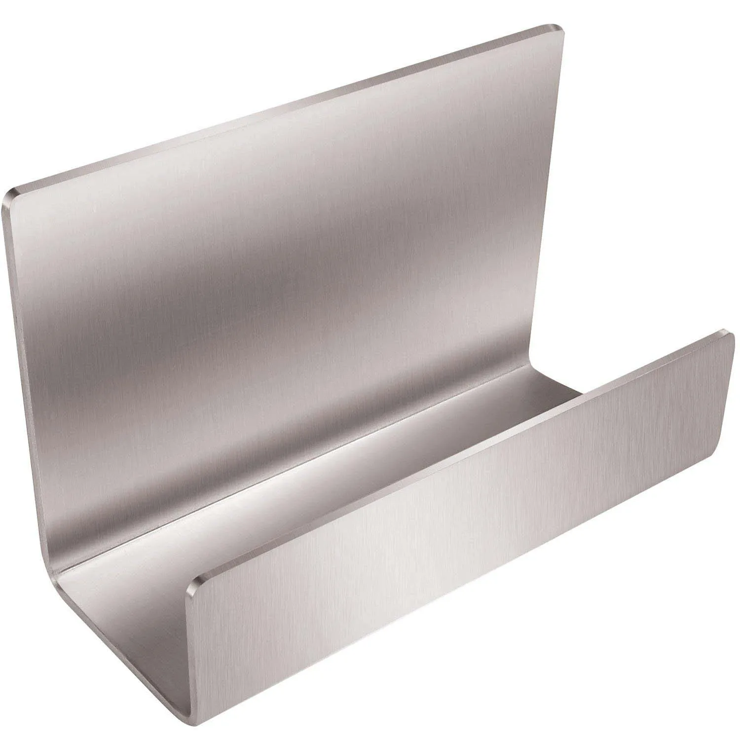 Фото Full Stainless Steel Office Business Card Holder Name Stand Display (Silver) | Канцтовары для офиса и дома