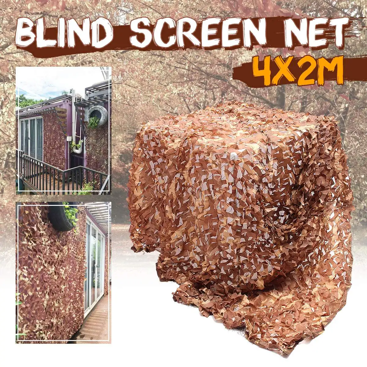 4x2m Woodland leaves Camouflage Camo Army Net Outdoor Camping Military Hunting Garden Tent Shade Sail Net Sun Shelter Mesh
4x2m Woodland leaves Camouflage Camo Army Net Outdoor Camping Military Hunting Garden Tent Shade Sail Net Sun Shelter Mesh