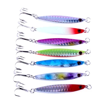 7Pcs Sinking Lead Fishing Lures Set Metal Jigs Hook Fishing Tackle Equipment Hook 6Cm 14 Gram
7Pcs Sinking Lead Fishing Lures Set Metal Jigs Hook Fishing Tackle Equipment Hook 6Cm 14 Gram