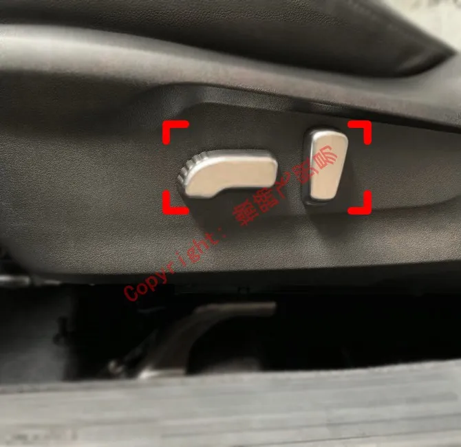 

ABS Pearl Chrome Interior Seat Adjustment Handle Cover Trim For Subaru Forester SK 2018 2019 Car Accessories Stickers W4