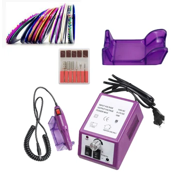 220V Pro Electric Nail Art Drill Machine + 6pcs Drill Nail Bit Manicure Pedicure Nail File Polisher Nail Art Tool Kit HWC
220V Pro Electric Nail Art Drill Machine + 6pcs Drill Nail Bit Manicure Pedicure Nail File Polisher Nail Art Tool Kit HWC